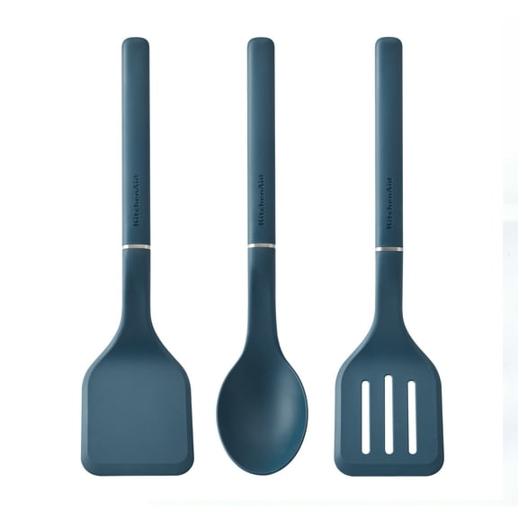 KitchenAid 3-Piece Cooking Utensils Set with Ergonomic Handles, Agave