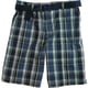 thumbnail image 1 of Ecko Unltd. Pantalones cortos chinos informales de color caqui a cuadros para hombre, azul, 38, 1 of 1