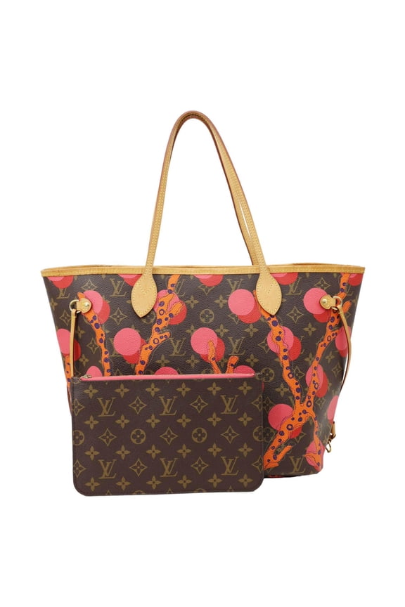 Pre-Owned Louis Vuitton Neverfull MM Grenade Ramages Monogram Canvas Tote Bag Brown