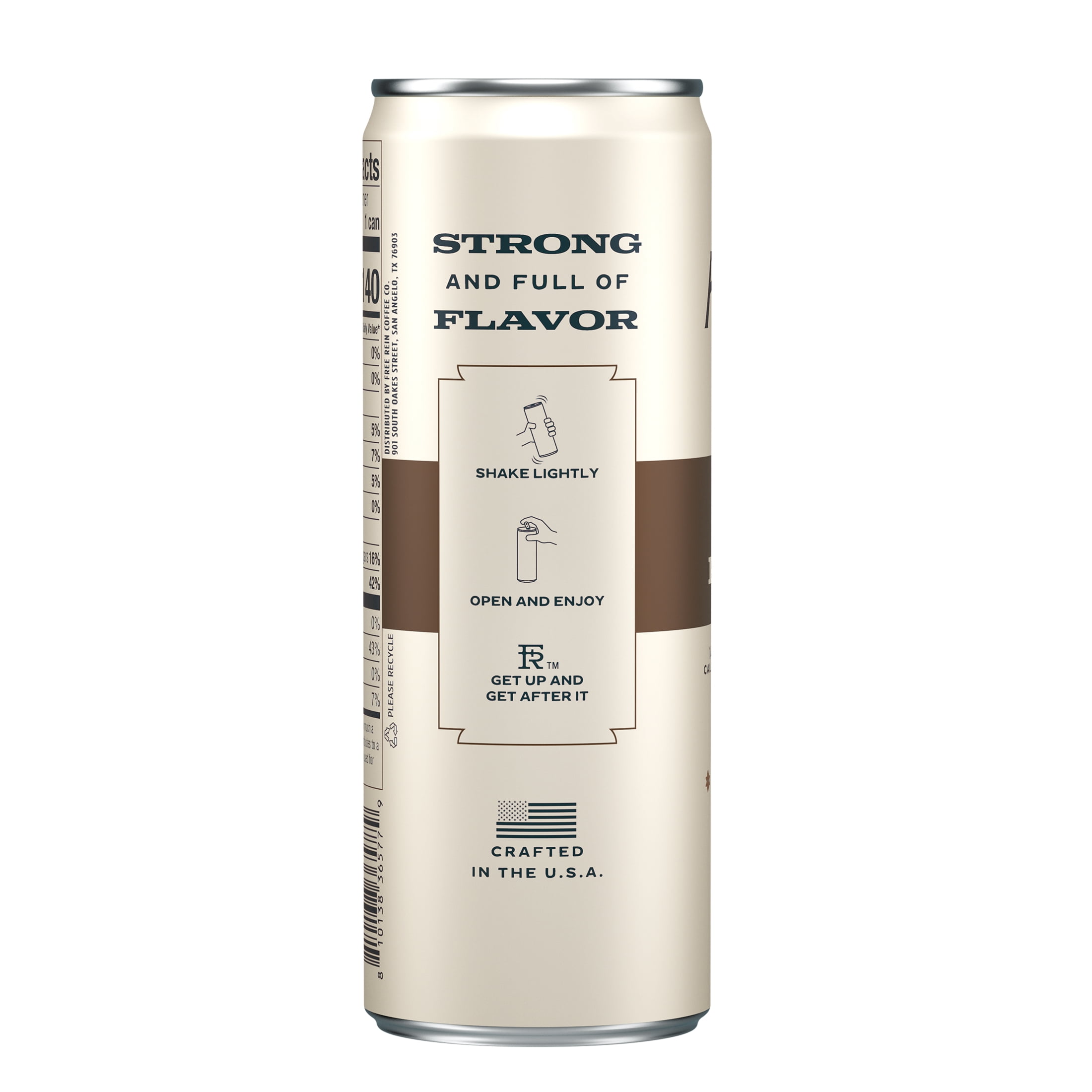 Free Rein Coffee Company Ready to Drink Texas Pecan Protein Cold Brew, 11 fl oz Can