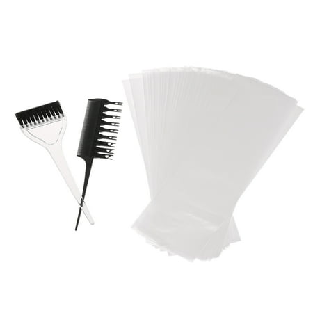 - Hair Color Dye Kit Professional Hair Coloring Dyeing Highlighting Tool Hair Color Comb Applicator Tint Brush Plastic Hair Dye Paper Set