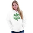 thumbnail image 4 of Lucky 4 Leaf Clover St Patrick's Day Hoodie Sweatshirt Women Men Brisco Brands L, 4 of 6
