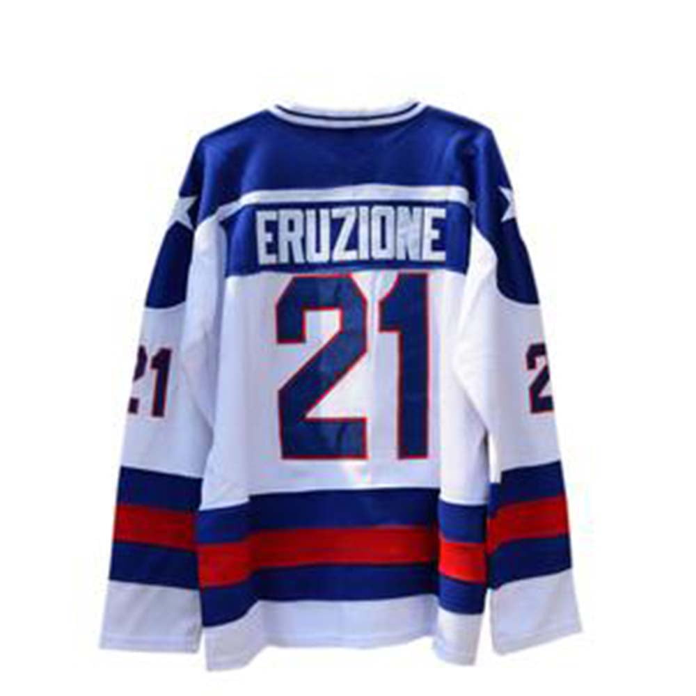 Mike Eruzione #21 Miracle Team USA Hockey Jersey – 99Jersey®: Your