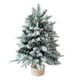 thumbnail image 2 of P Vc Chris Tmas Tr Ee Decoraciones navideñas de mesa Decoraciones de árbol de Navidad nevado Configuración de escena navideña Árbol de Navidad vacío Decoraciones de Halloween Decoración de otoño Decor, 2 of 6