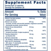 Life Extension Mix Capsules, high-potency, advanced vitamin, mineral, fruit and vegetable formula, vitamin C, B, D, E, magnesium, for healthy aging, gluten-free, 360 capsules