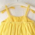 thumbnail image 4 of Bigetiay Girls Summer Denim Shortpants with Bow Tie Strappy Tank Top Casual Two Piece Outfit for Warm Weather, Size 2-3 Years, 4 of 6
