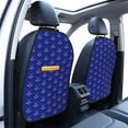 thumbnail image 3 of Fuzoiu Hockey Print 2 Pack Kick Mat Back Seat Protector With 3 Storage Pockets, Universal Car Seat Back Organizer For Kids Pets, Waterproof Backseat Protector For Most Car, 3 of 8