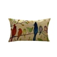 thumbnail image 1 of Home Bed Decor Linen Square Decorative Throw Pillow Case Cushion Cover, 1 of 1