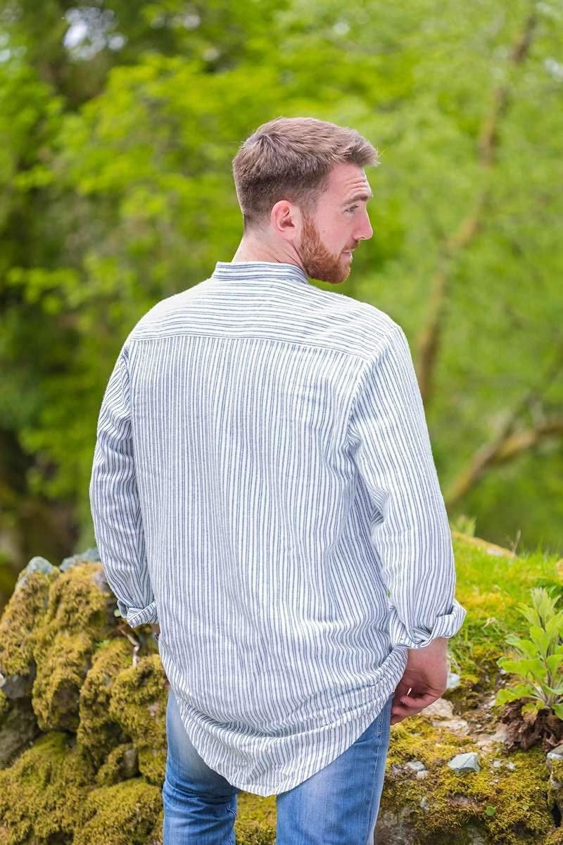 Genuine Irish Striped Cotton Flannel 