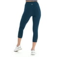 thumbnail image 4 of Women's Active High Waist 7/8 Length Legging With Striped Sheer Mesh & Pockets, 4 of 4