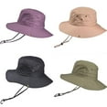 thumbnail image 4 of UV Protection Bucket Hat Men Sun Hat Fisherman’s Hat Outdoor Caps Straw Bucket Hat for Fishing Hunting, 4 of 10
