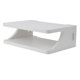 thumbnail image 2 of Estante elegante para decodificador y enrutador para almacenamiento en la sala de estar, diseño compacto, soporte de pared para TV blanco, 2 of 8