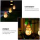 thumbnail image 3 of EeaseMX Luz LED decorativa con forma de muñeco de nieve para exteriores, luz solar para jardín, luz con estaca para suelo, 3 of 8