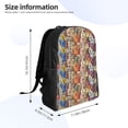 thumbnail image 4 of Balery Funny Dogs Family Mochila - Mochila Estilosa y Duradera para Laptop de 15 Pulgadas con Tela Oxford Impermeable, 4 of 8
