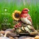 thumbnail image 4 of Escultura acrílica para jardín exterior con pájaro rojo y girasol, accesorios decorativos insertados para patio y jardín | Weather Craft, 4 of 7