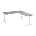 thumbnail image 3 of Scranton & Co Engineered Wood 72W L-Shaped Standing Desk in Platinum Gray, 3 of 7