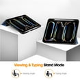 thumbnail image 3 of Dteck for iPad Pro 11 Inch 2024 Case with Pencil Holder, Slim Trifold Stand Case for iPad Pro 11" (M4) 2024,Night, 3 of 6