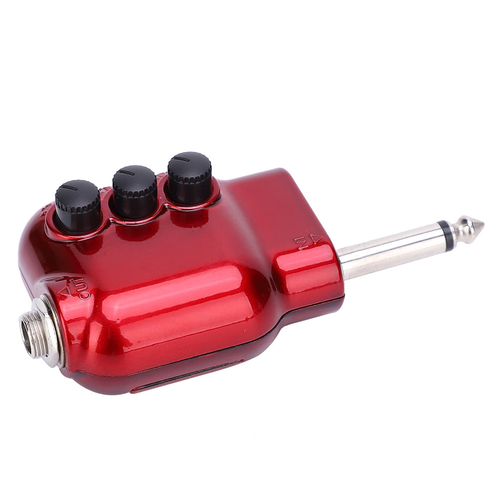 Pickup Power Amplifier High Bass Volume Control Impedance Matching for Acoustic Guitar Ukulele
