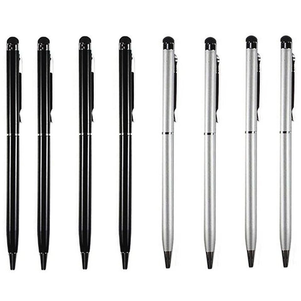 10Pcs 2in1 Touch Screen Stylus Ballpoint Pen iPad iPhone Galaxy Phone Tablet U