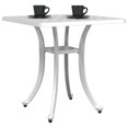 thumbnail image 2 of vidaXL Garden Table White 53x53x53 cm Cast Aluminium, 2 of 5