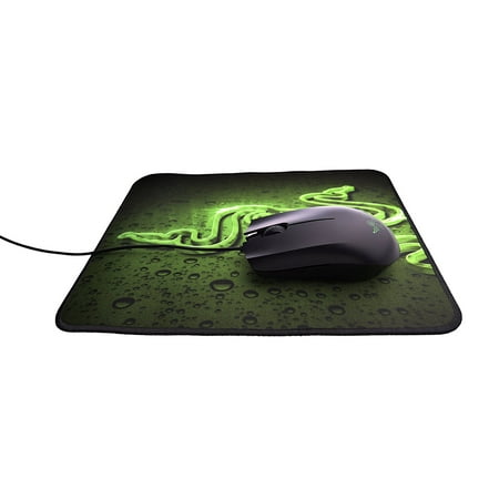 Abyssus 1800 Gaming Mouse and Goliathus (Speed) Mat Bundle, 1800dpi optical sensor, 1000Hz Ultrapolling,Up to 60-120 inches per second/15g acceleration By (Best Mousepad For Optical Sensor)