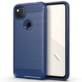 thumbnail image 1 of PANDACO Navy Brushed Metal Case for Google Pixel 4a, 1 of 4