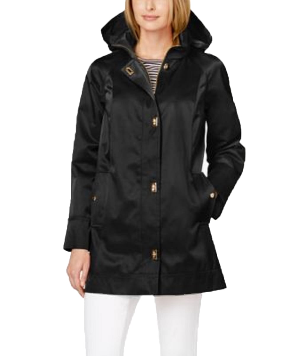 jones new york hooded raincoat