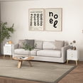 thumbnail image 4 of Topcobe 2 Pieces Modern Nightstand with 2 Drawers, Wooden Bedside Table for Bedroom Living Room, White, 4 of 13