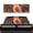 Fire Basketball, variant on chaqlin Rear Window Decals for Trucks SUV One Way Vision Privacy, Perforated Back Window Film Sun Shade Graphic Sticker for Pickup , Baseball Crossed Bats