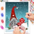 thumbnail image 4 of Pintura de diamantes para decoración navideña de Año Nuevo, 5D, bricolaje, Papá Noel, mosaico de diamantes, arte, bordado, kits de punto de cruz, decoración de Navidad, 4 of 5