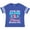 Football Blue and White, variant on Military Daughter Welcome Home Daddy Girls Toddler T-Shirt