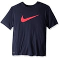 thumbnail image 2 of Nike Sportswear Men's Swoosh Tee (White/Black, Large), 2 of 2
