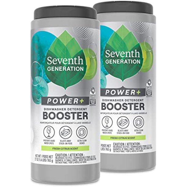 Seventh Generation Power+ Dishwasher Detergent Booster Powder Fresh