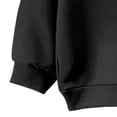 thumbnail image 5 of Staki Toddler Sweat Suit Boys Clothes Solid Fun Prints Kids Clothes Boys Clothing Sets Crewneck Sweatshirt Sweatpants Outfits 3-5T 6-10Y(Black,3-4 Years), 5 of 5