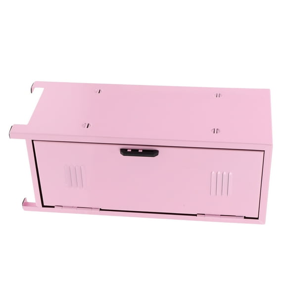 OULII Pink Metal Makeup Organizer for Home - Elegant and Durable Vanity Storage