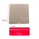 thumbnail image 3 of Almohadilla de fieltro para pies de silla y mesa, almohadilla protectora para muebles, resistente al desgaste, reducción de ruido, antideslizante, almohadilla de esquina para taburete y silla, 3 of 5