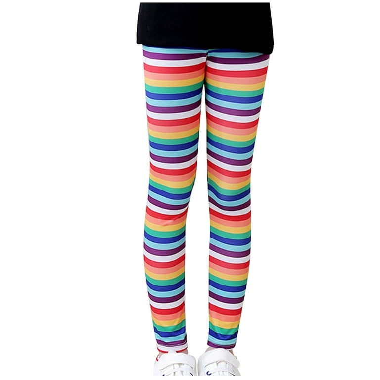 VIGOSS 4 Pack Leggings for Girls | Soft Stretch Cotton and Stylish, Solid  Colors and Patterns
