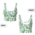 thumbnail image 6 of Uemuo Cactus Plants1 Pattern Women's Sports Bra - High Impact Support, Breathable, and Comfortable Athletic Bra for Running, Yoga, and Workouts, 6 of 9
