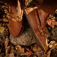 thumbnail image 4 of Minnetonka Men's Tie Tread, Caramel 10M, 4 of 6