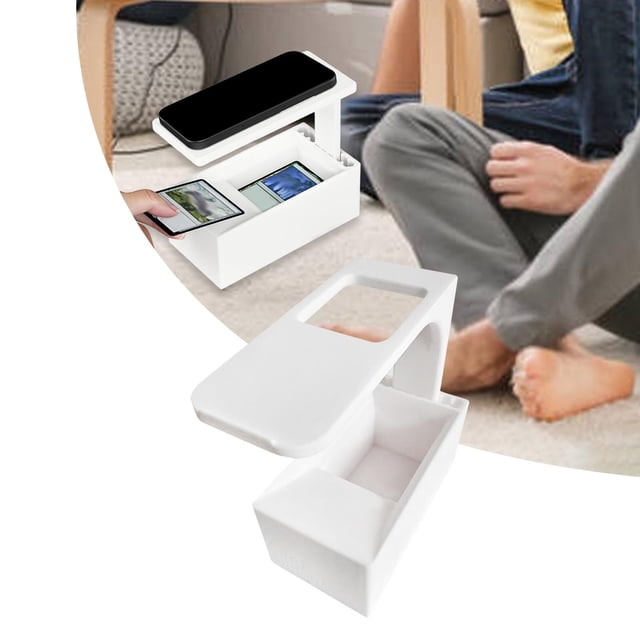 ScanStand para tarjetas comerciales, titular de teléfono universal y ranura para tarjetas comerciales, escáner de tarjetas compacta escaneando rápidamente y sin ranura para tarjetas