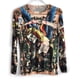 thumbnail image 1 of Camiseta de manga larga con estampado de tatuajes para hombre, transpirable, de poliéster y malla transpirable, 1 of 2