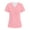 Pink, variant on Fgvctg Scrubs for Women Plus Size Nursing Uniforms Petite V-Neck Plain Scrub Shirts Scrub Set Medical Scrub Tops Med Couture Scrubs Light Gray L