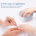 thumbnail image 5 of Nail Soaking Bowl Nail Soak Tray with Nail Polish Remover Tools Manicure Bowls with Cuticleblue double foam hand bowl, 5 of 5