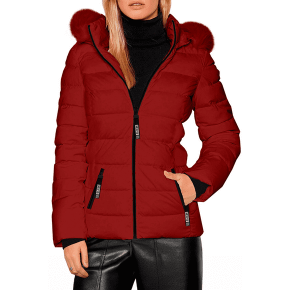 Chamarra Para Mujer Shendy Vendy Con Gorro Removible Peluche Suave