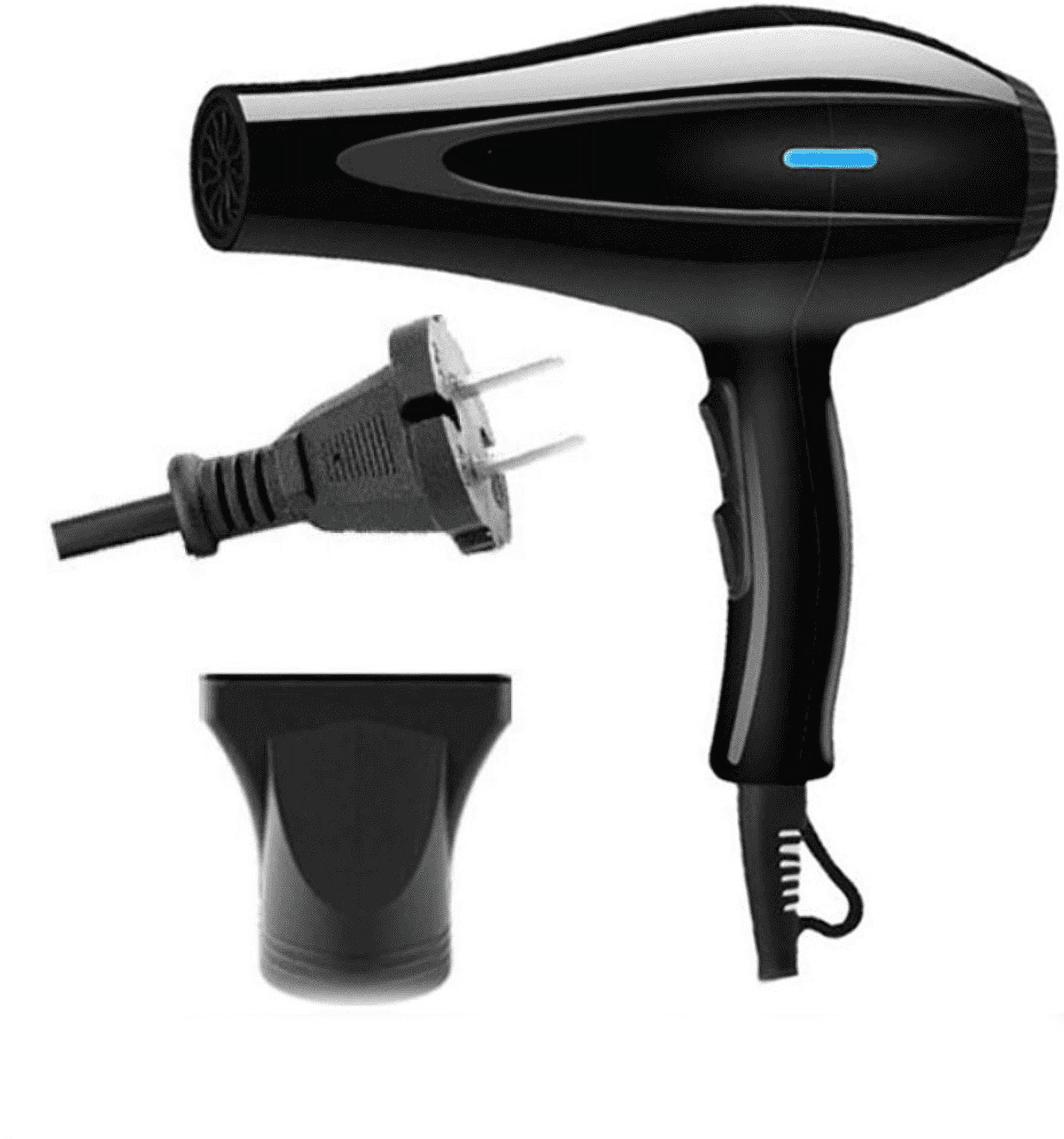 zhenbaotian hot and cold air Hair Dryer, 2000W Dryer, Hair Dryers for Women, Cool Shot Button, 3 Heat and 2 Speed Settings, Ionic Function for Shinier Results, Concentrator Nozzle Black