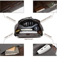 thumbnail image 4 of SPEKSEE Sac à Dos Rétro en Toile et Cuir pour Ordinateur Portable, Sac Unisexe Durable de 15,6 Pouces pour la Randonnée, le Travail et les Voyages, Sac de Jour Résistant à l'Eau, 4 of 6