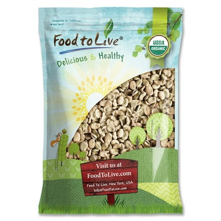 White Half Runner Beans Organic Fava Beans, 5 Pounds - Broad Beans, Non-GMO, Kosher, Raw, Sproutable, Dried Vicia Faba, Bulk Seeds, Product of the USA - by Food to Live ()