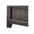 thumbnail image 2 of Benjara Barn Style Eastern King Size Bed with Plank Panel Headboard, Brown, 2 of 5