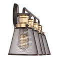 thumbnail image 3 of Quoizel Vault 4-Light 11" Bathroom Vanity Light in Western Bronze, 3 of 3