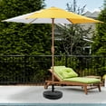 thumbnail image 3 of Ainfox 7.5ft Beach Round Market Patio Umbrellas, UV Resistant, 3 of 8